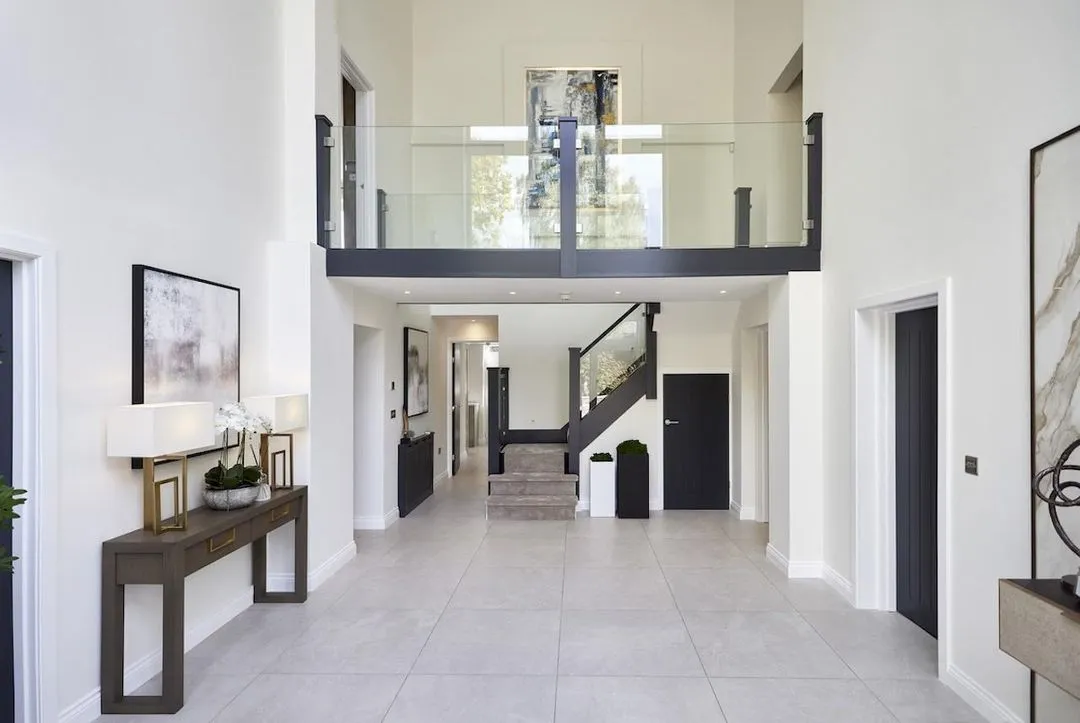 A warm, layered interior in a Hale Barns home