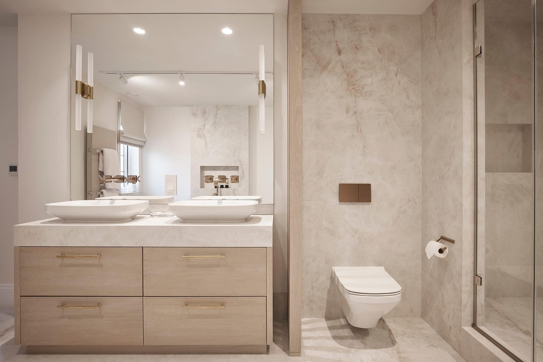 The marble principal ensuite