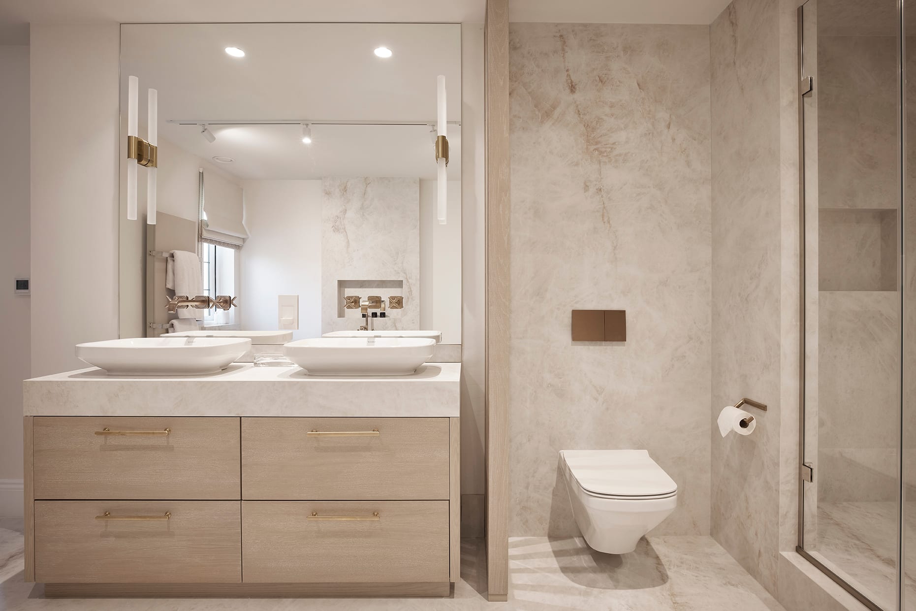 The marble principal ensuite
